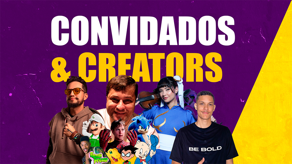Banner de Convidados e Creators
